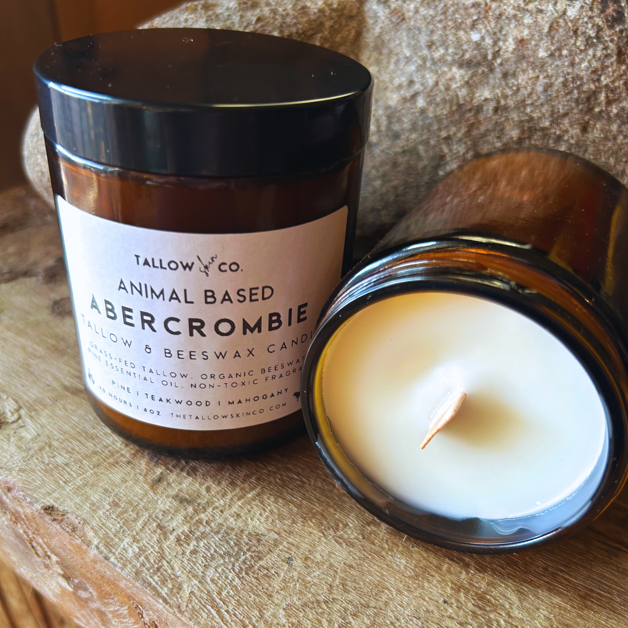 Animal Based Abercrombie | Tallow & Beeswax Candle