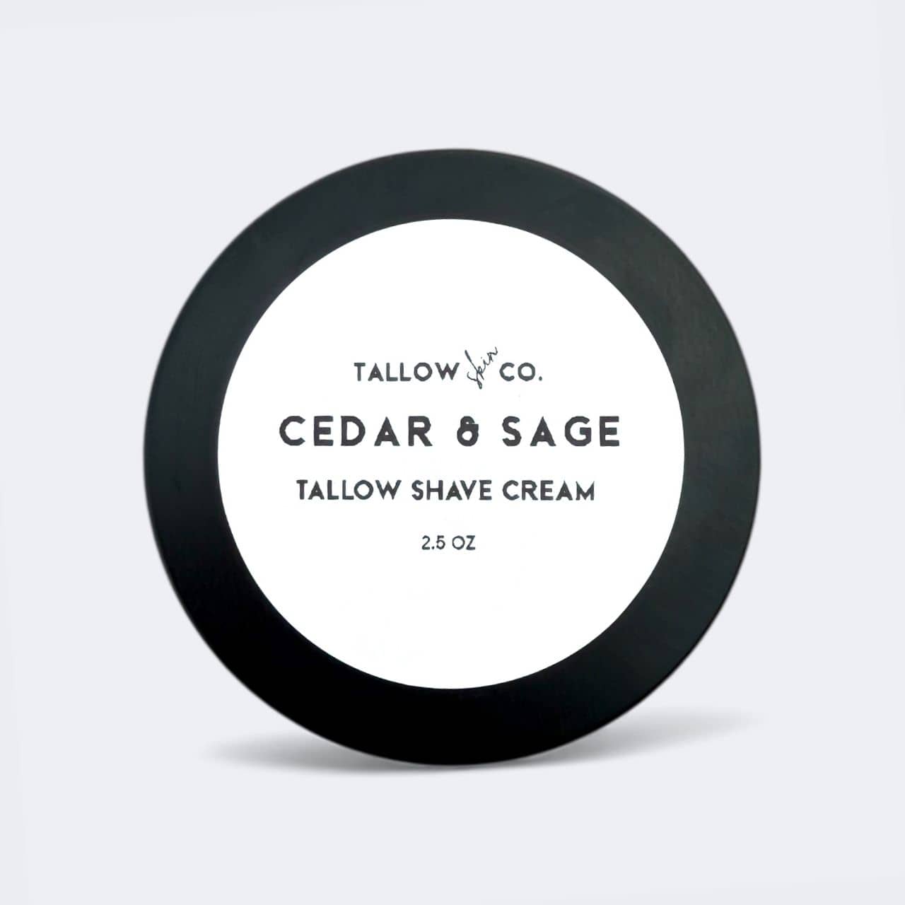 TALLOW SHAVING CREAM | CEDAR & SAGE