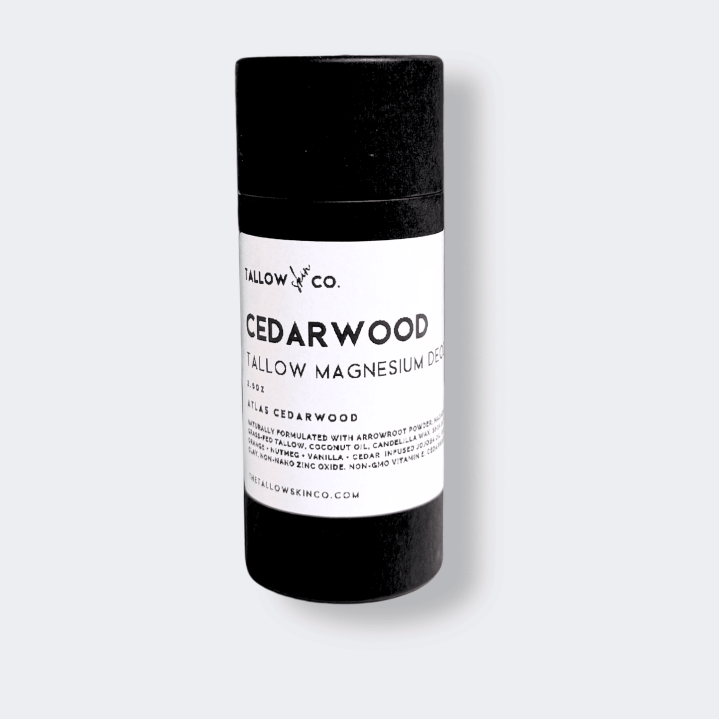 CEDARWOOD TALLOW MAGNESIUM NATURAL DEODORANT