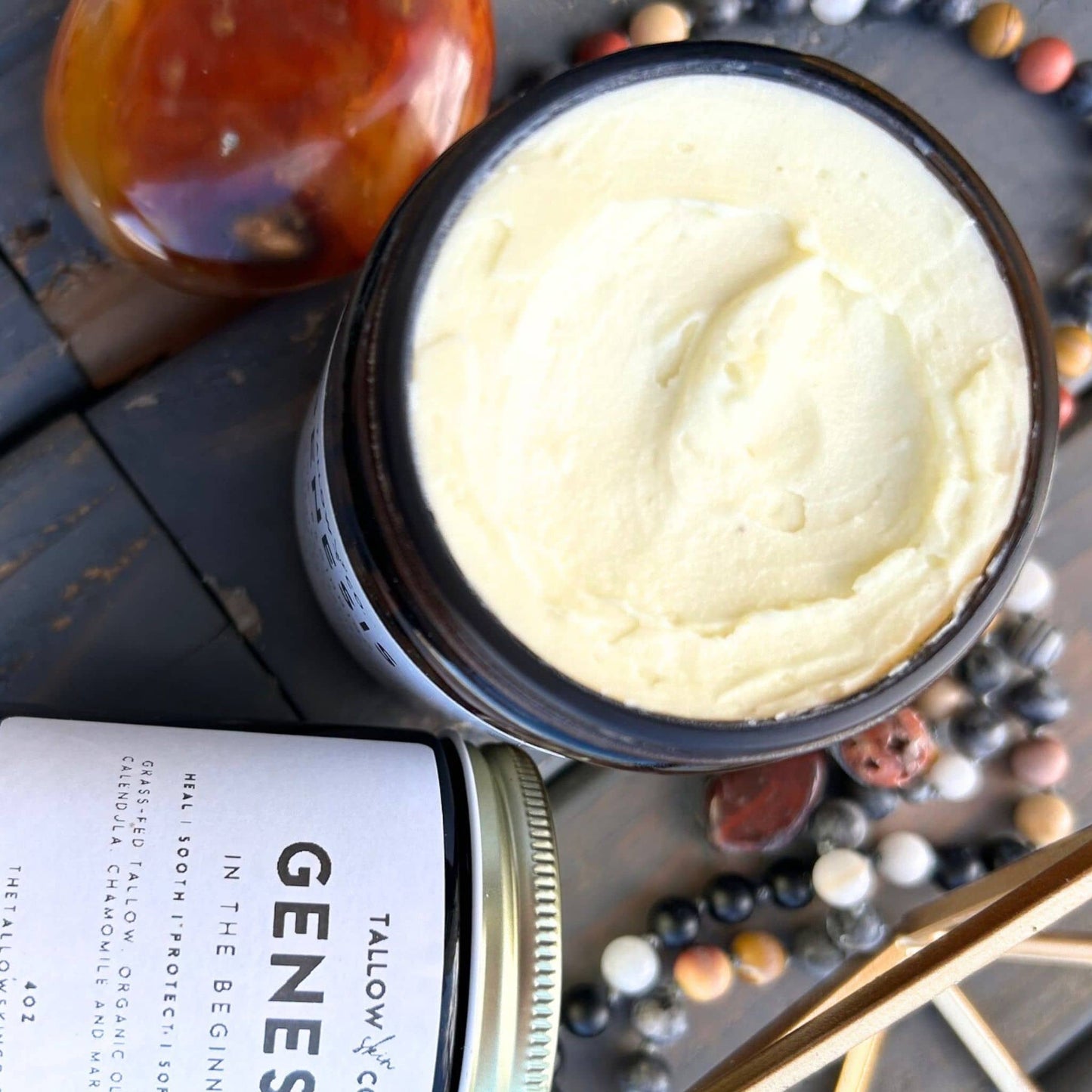 Gentle, nourishing tallow butter for sensitive and reactive skin