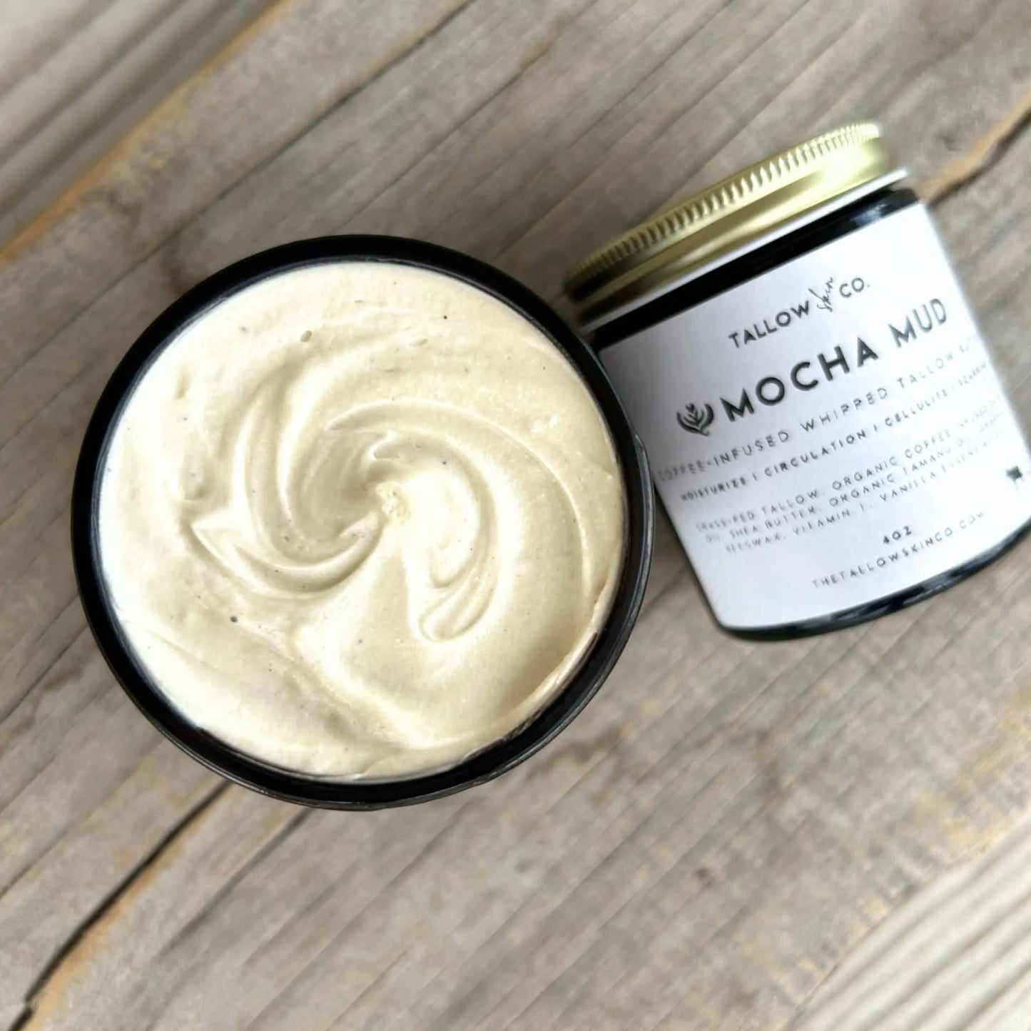 Mocha Mud | Whipped Tallow Body Butter - Tallow Skin Co.