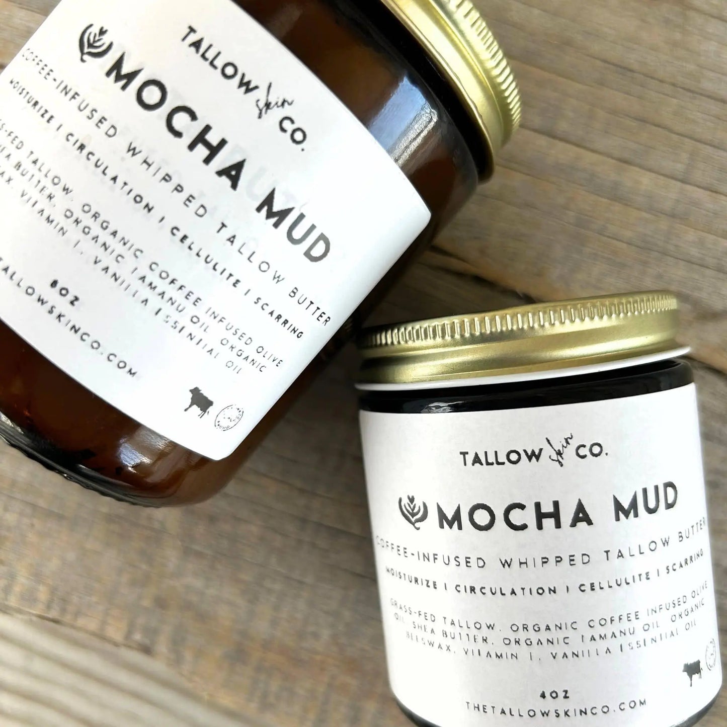 Mocha Mud | Whipped Tallow Body Butter - Tallow Skin Co.