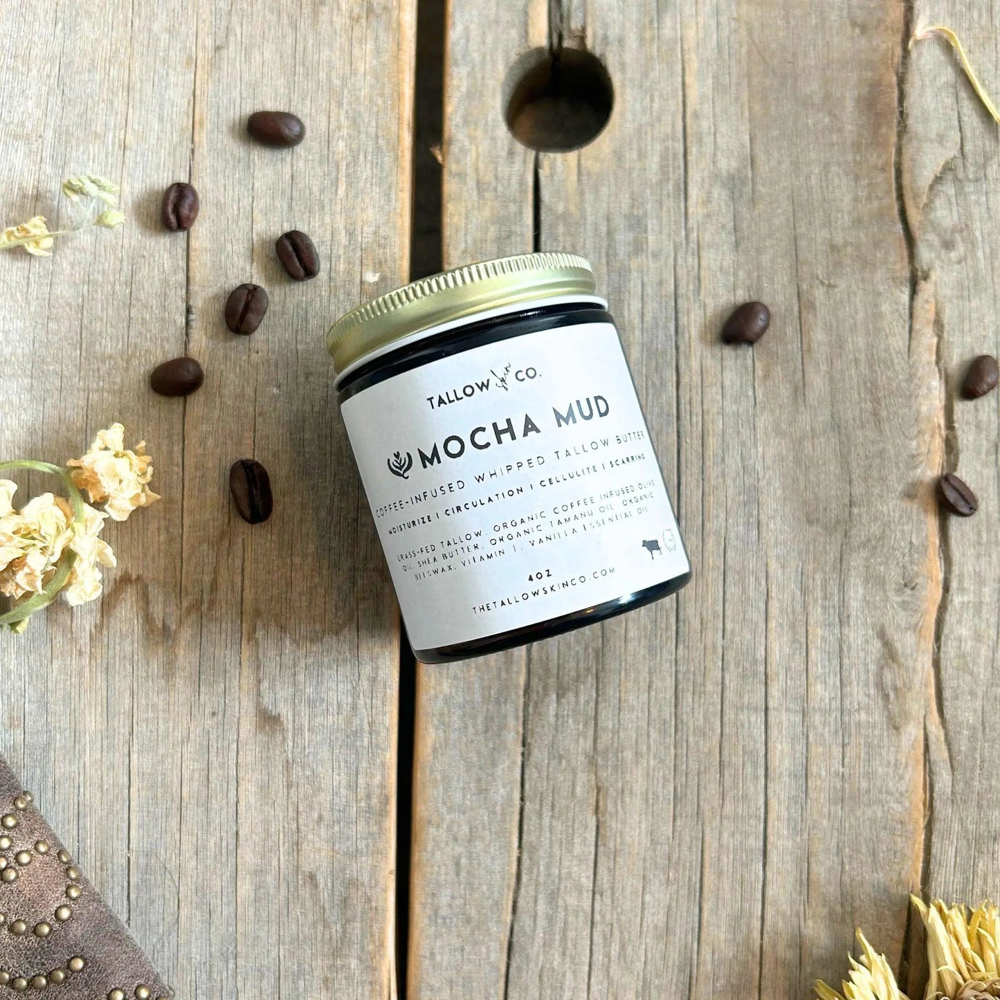 Mocha Mud | Whipped Tallow Body Butter - Tallow Skin Co.