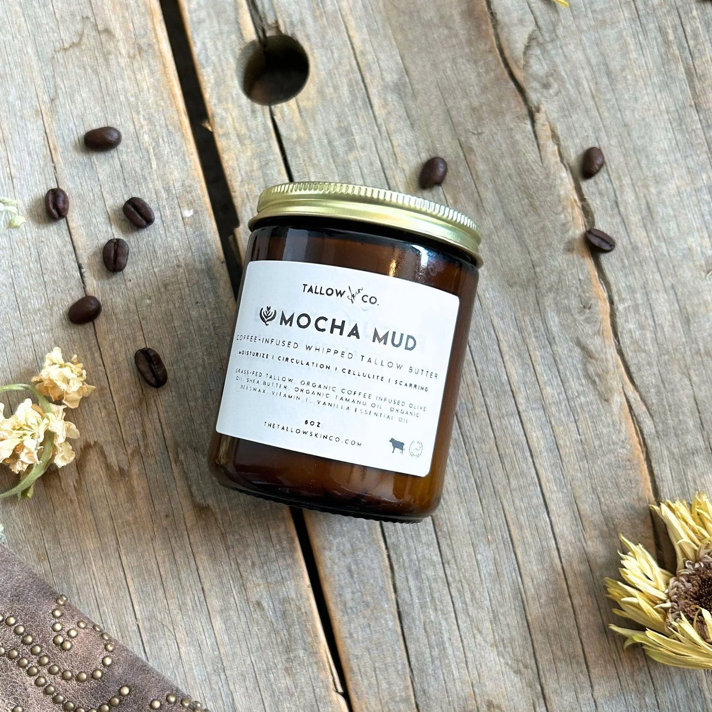 Mocha Mud | Whipped Tallow Body Butter - Tallow Skin Co.