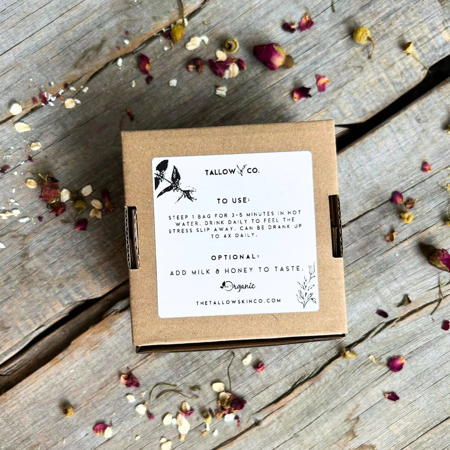 Nerve Tonic Tea Formula #1 | Calm & Soothe - Tallow Skin Co.