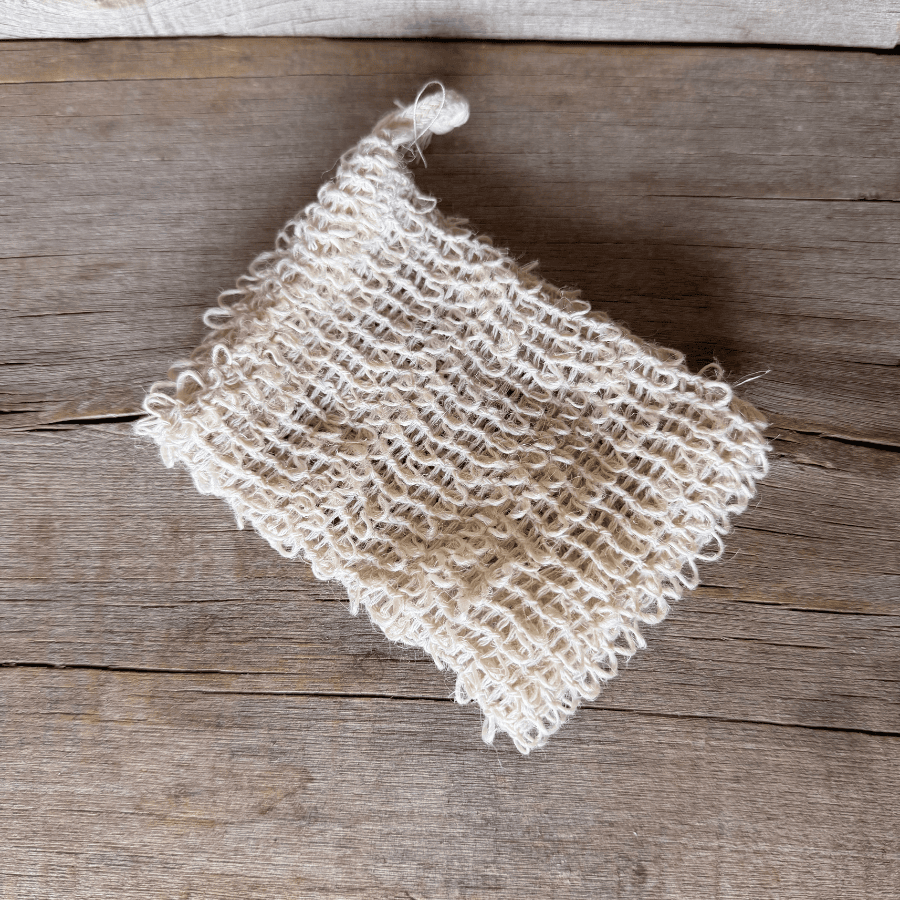 The Soap Saver Set | Bamboo Stand + Organic Sisal Soap Bag