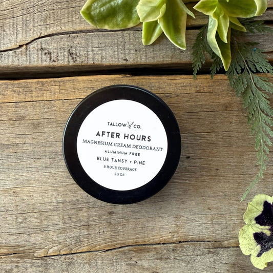 After Hours Tallow Magnesium Cream Deodorant 