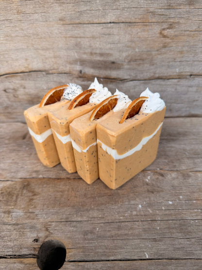 Tallow Soap | Lemon Poppyseed Cake - Limited Edition