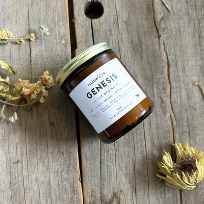 Rich texture of herb-infused tallow body butter being scooped