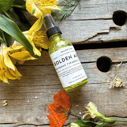 Glowing, balanced skin after using Golden Aura turmeric face wash