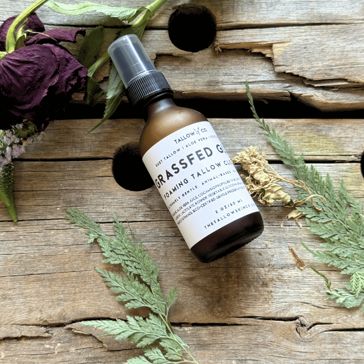 Grass-Fed Glow Foaming Tallow Cleanser