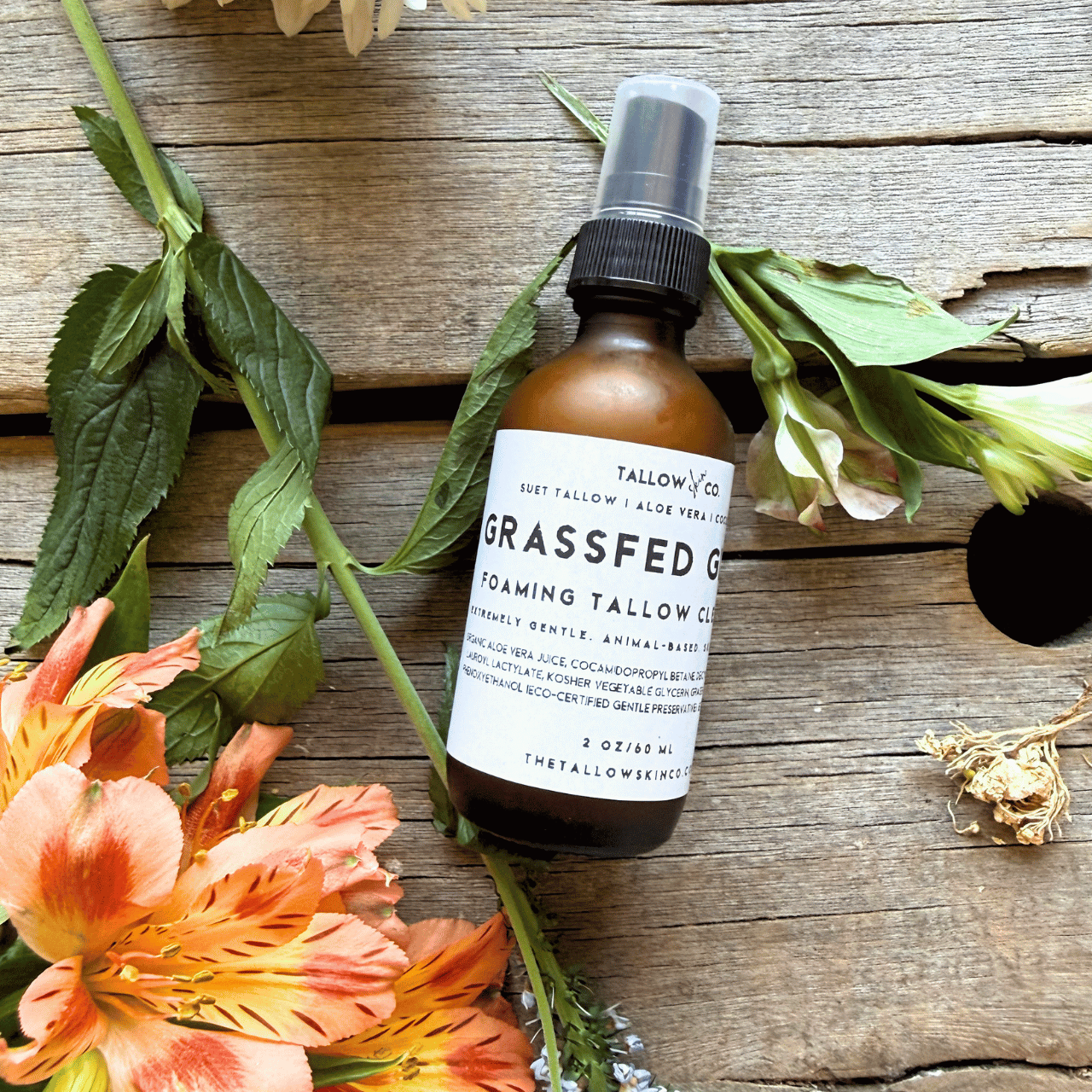 Grass-Fed Glow Foaming Tallow Cleanser
