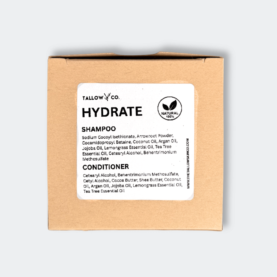 Deep Hydration Shampoo & Conditioner Bar Set | Lemongrass & Tea Tree