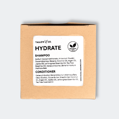 Deep Hydration Shampoo & Conditioner Bar Set | Lemongrass & Tea Tree
