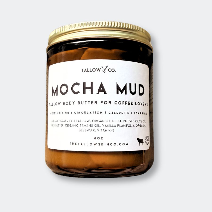 Mocha Mud - Tallow Body Butter for Cellulite, Scars & Brightening