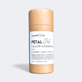 Petal & Peel aluminum-free tallow deodorant in compostable tube, bright floral-citrus blend of lemon, lavender + rose.