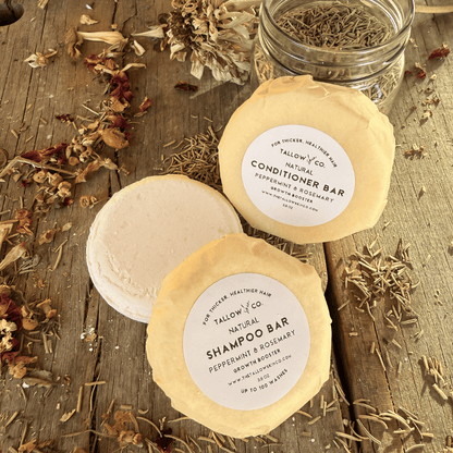 Growth Ritual Shampoo & Conditioner Bar Set | Sulfate-Free Hair Growth Formula