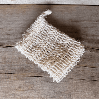 The Soap Saver Set | Bamboo Stand + Organic Sisal Soap Bag