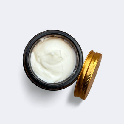 Jar of extra potent Tallow Magnesium Cream for sleep and relaxation
