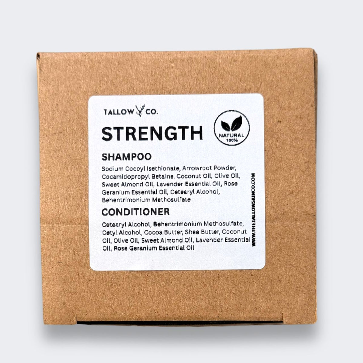 Strength + Repair Shampoo & Conditioner Bar Set | Lavender & Rose Geranium